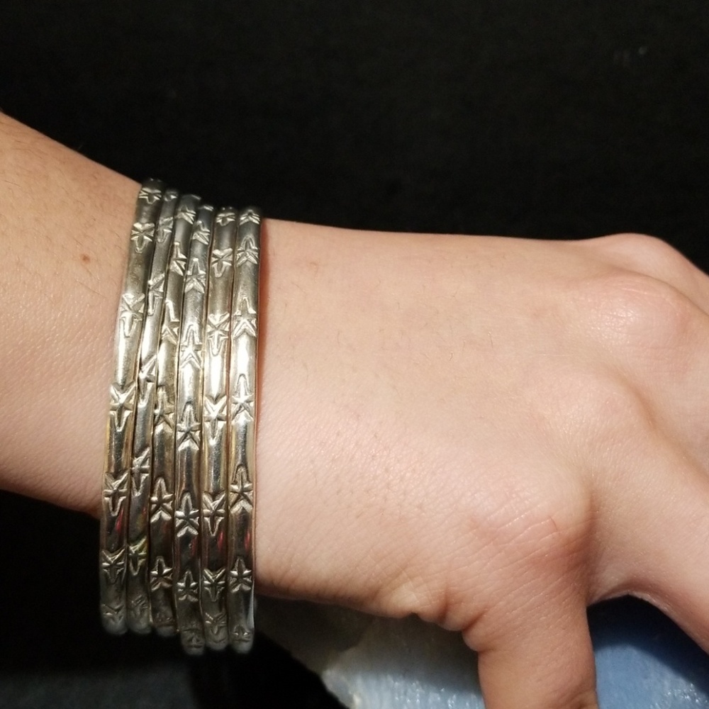 Sterling Silver Bangles. - image 1
